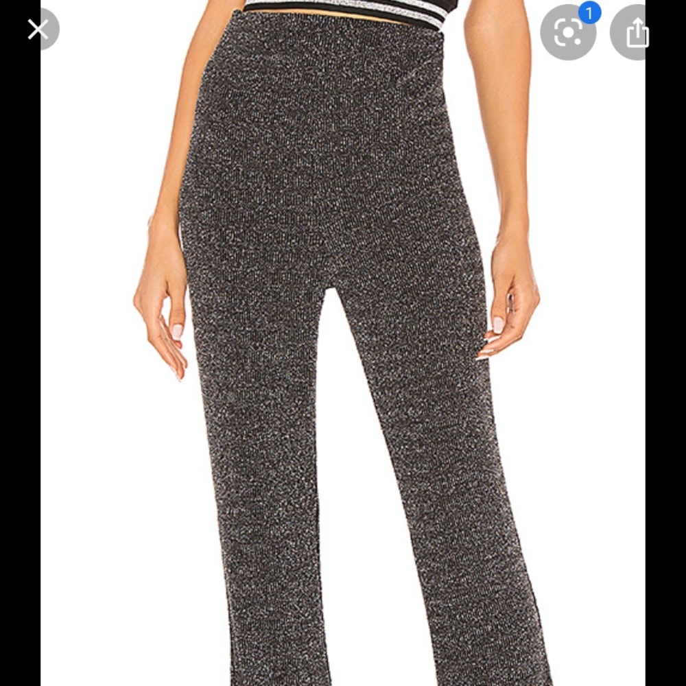 by the way. metallic pants